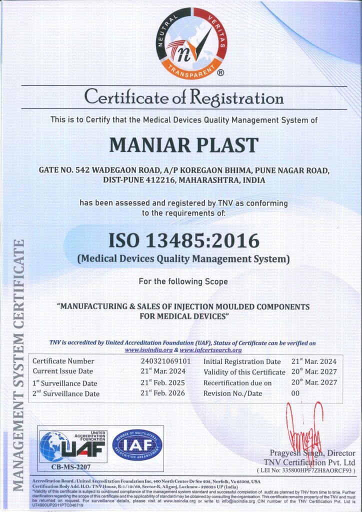 Healthcare parts manufacturers pune